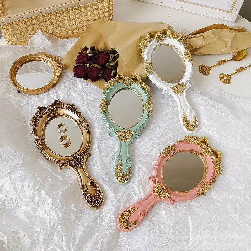 Vintage Handheld Vanity Mirror