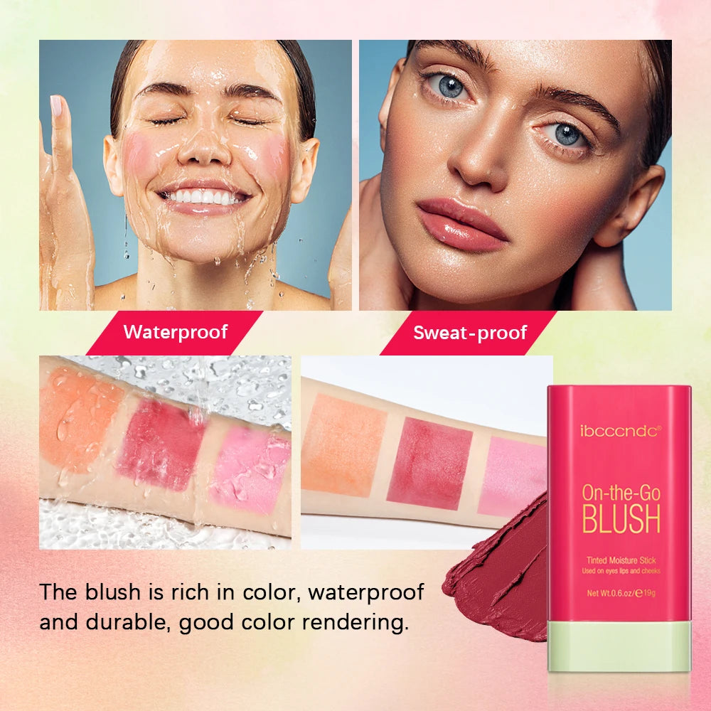 Waterproof Blush Stick Cream Rouge