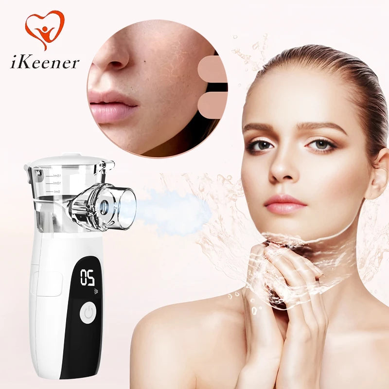 Mini Nano Facial Steamer With Auto Clean And Hydrating Skin Care