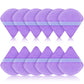 12 Pieces Powder Puff Triangle Face Makeup Cosmetic for Loose Powder Soft Body Washable Reusable Foundation Sponge Mineral Wet D