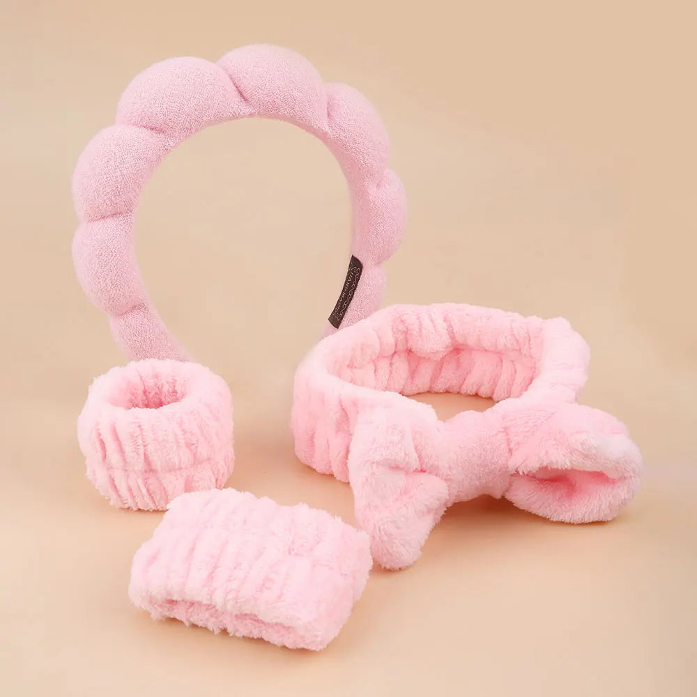Spa Headband & Wristband Set