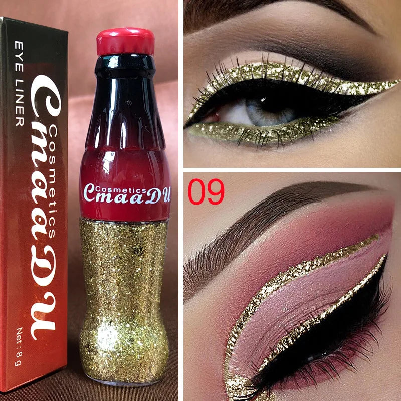 Glitter Liquid Eyeliner Waterproof Long Lasting Diamond Durable  Shiny Sequins Eye Pencil Makeup Beauty Makeup Tools maquiagem