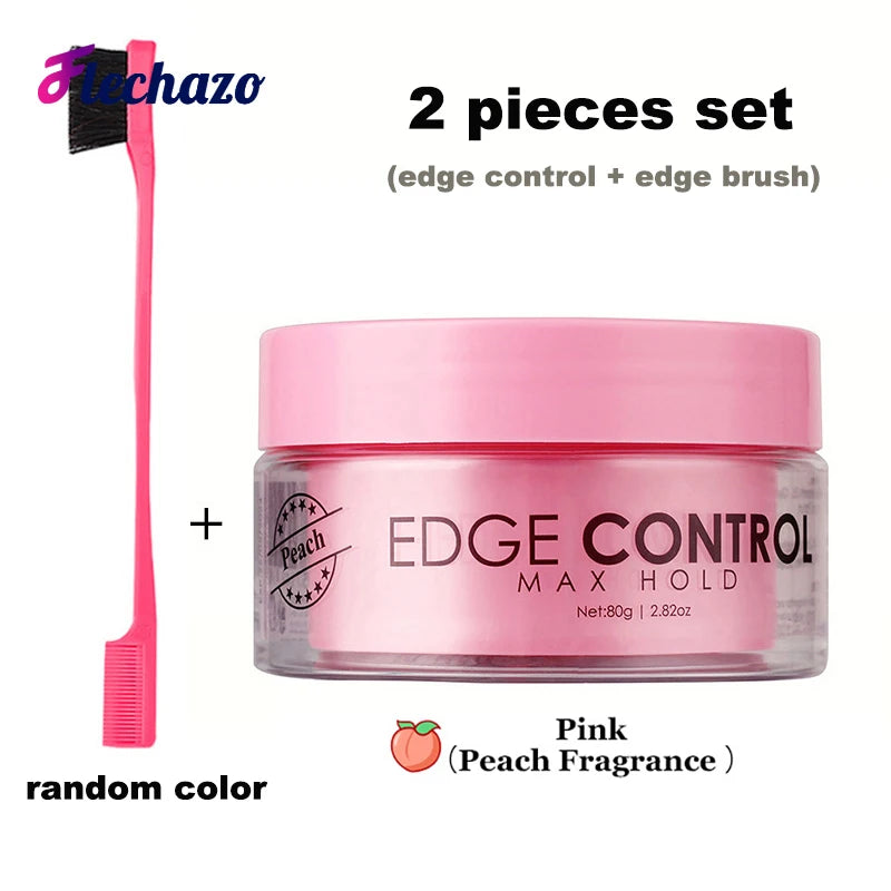Edge Control Gel Kit – Baby Hair Styler with Brush