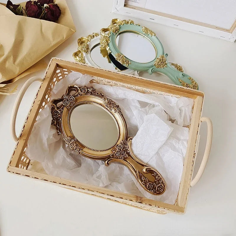 Vintage Handheld Vanity Mirror