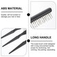 2-Piece Hair Comb Set – Rat Tail Pick & Detangling Brush