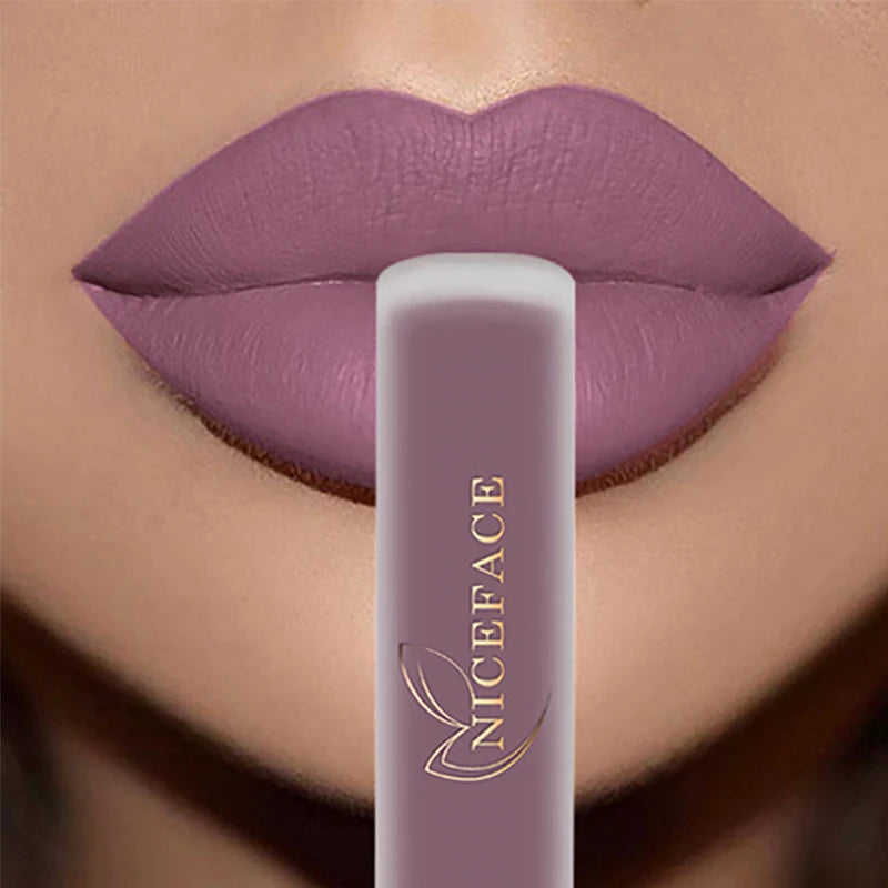 Niceface Lip Gloss – Waterproof Matte Liquid Lipstick