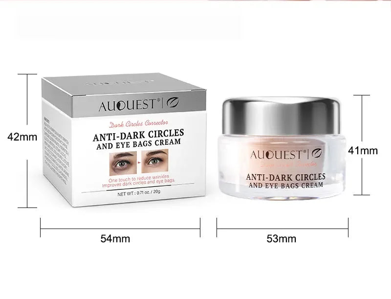 AUQUEST Eye Bags Dark Circles Eye Cream Under Eye Skin Care Caffeine Brightening Peptide Firming Eye Care Beauty Cream Products