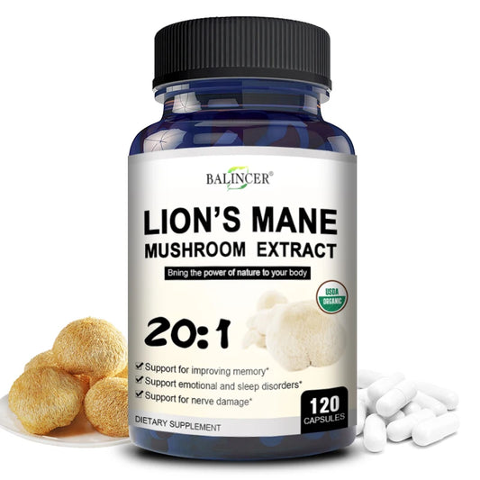 Lion’s Mane Mushroom Extract – Mood & Sleep Support