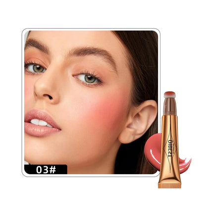 QIBEST Liquid Blusher – Cushion Applicator Cream Cheek Tint
