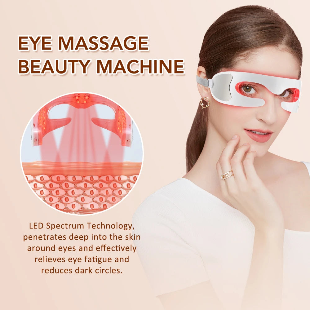 3D Eye Beauty Massager Vibration Eye Beauty Machine 36 LED Beads Eye Care Device Reduce Fine Lines