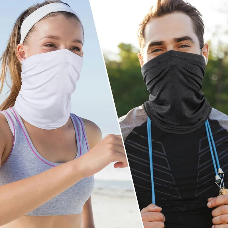 Breathable Sunscreen Half Face Mask – Sports Neck Warmer