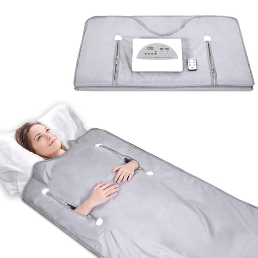 PureSpa Thermal Infrared Sauna Blanket Full Body Detox Professional