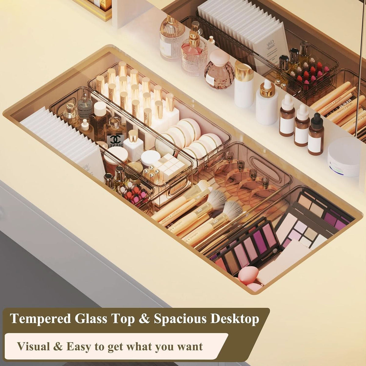 Extra Large 45.3 Inch Vanity Desk Illuminated Mirror - image 5