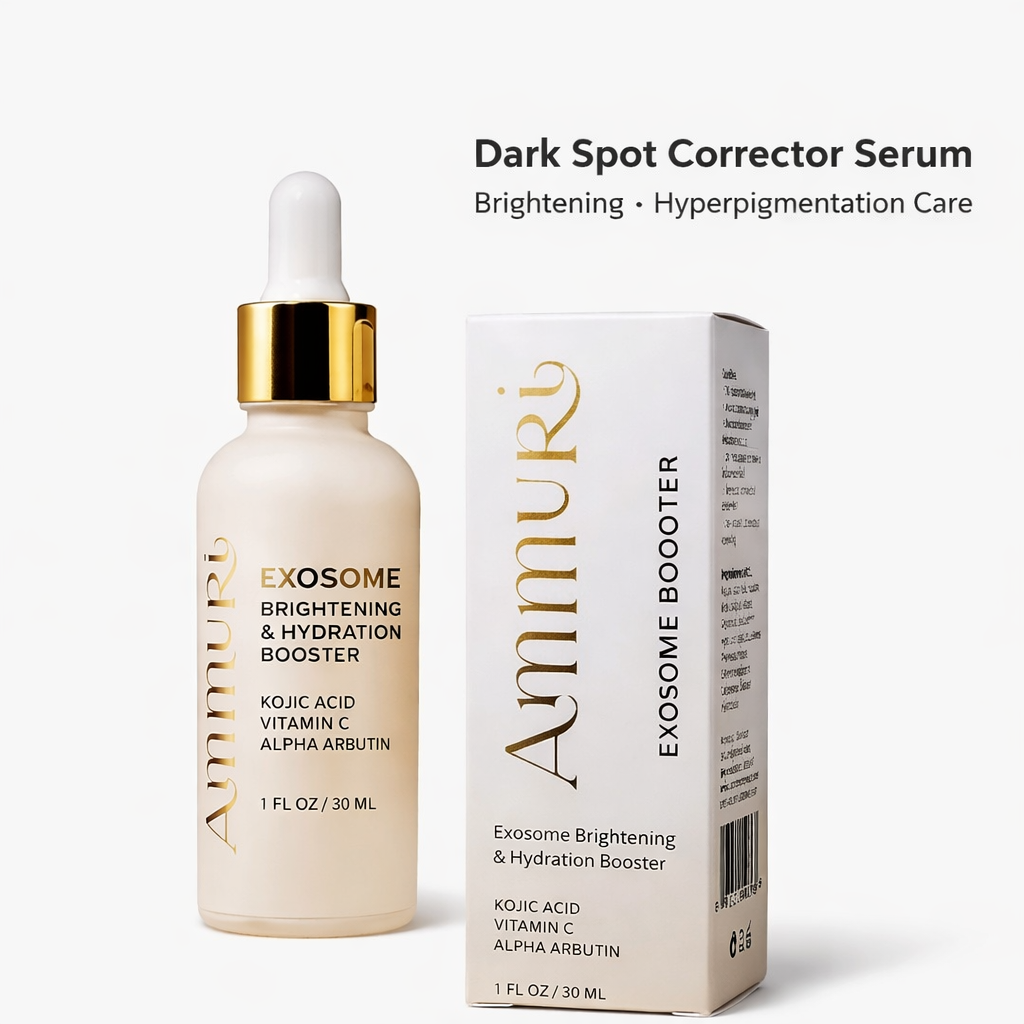 Exosome Brightening Booster Serum | Kojic Acid & Vitamin C | Ammuri Beauty-2